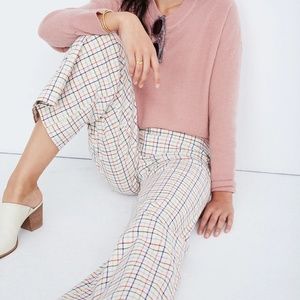 Madewell Emmett wide leg crop pants 30